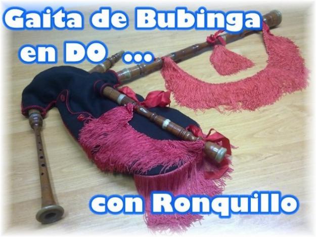 Vendo gaita de bubinga en do con ronquillo