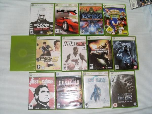 Pack 13 grandes Juego XBOX 360!! GANGA!! 5 eruos por juego!!