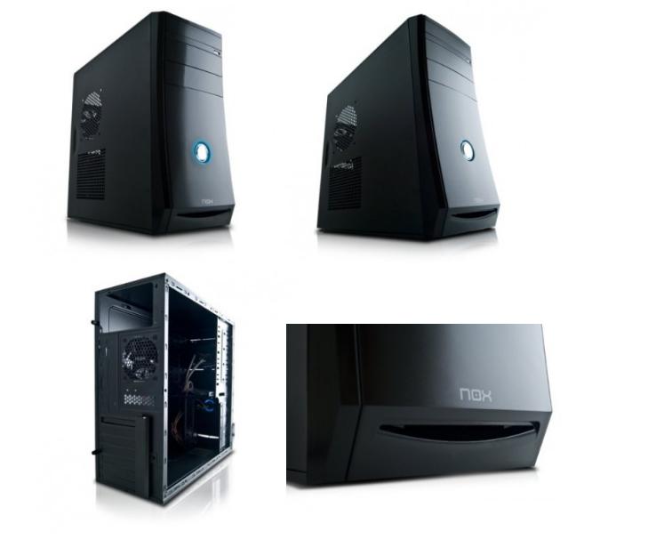 Oferta nox caja semitorre atx zen negra