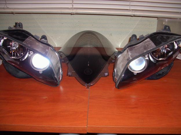 opticas y cupula yamaha r1 2008