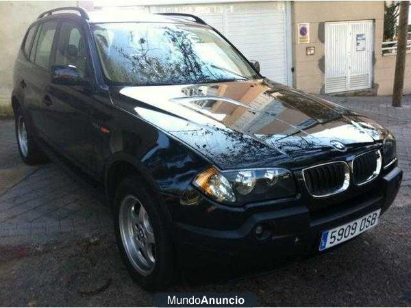 BMW X3 2.0d, NEGRO CUERO BEIGE MUY N