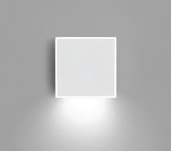 Vibia Alpha Aplique cuadrado - Lacado blanco - iLamparas.com