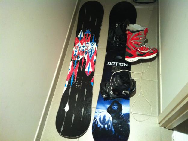 MATERIAL DE SNOWBOARD