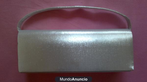 BOLSO BODA / FIESTA PLATEADO