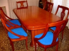 Mesa salón extesible + 6 sillas a juego. - mejor precio | unprecio.es