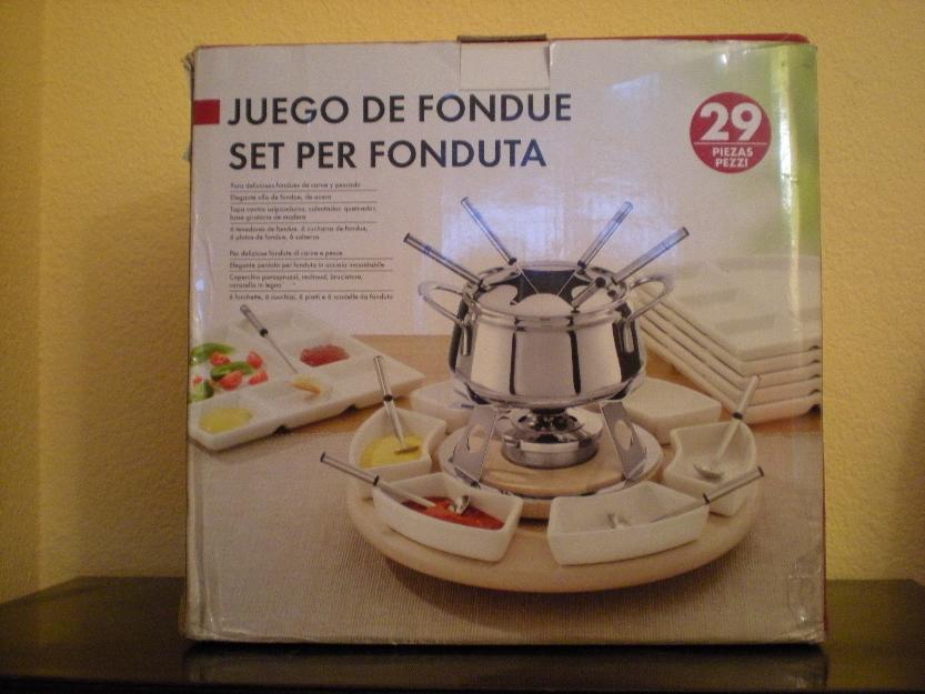 Se vende fondue sin estrenar.