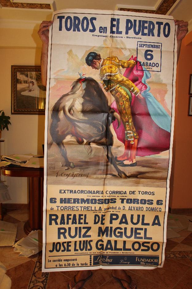 Vendo carteles de toros