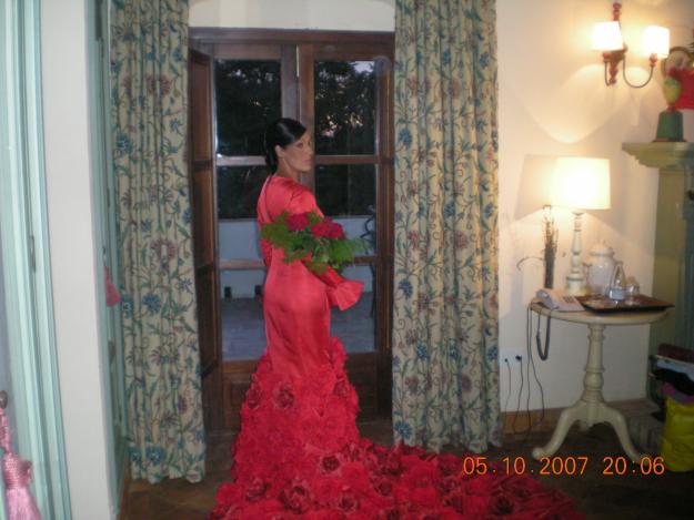 TRAJE DE FLAMENCA,VICKY MARTIN BERROCAL