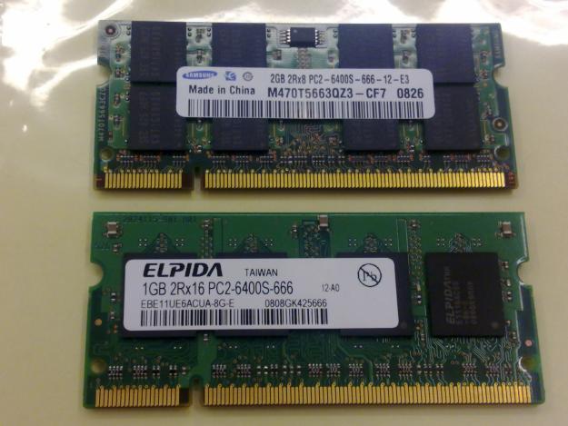 Vendo - memoria - ram de 1gb  y  2gb