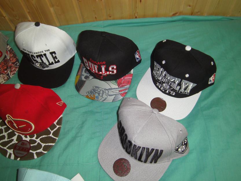 Snapback gorra plana pack 9 unidades