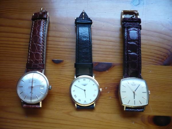 Vendo 3 relojes de oro