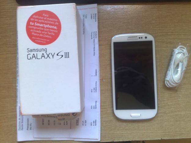 Samsung Galaxy s3 Color Blanco solo 4 meses de uso