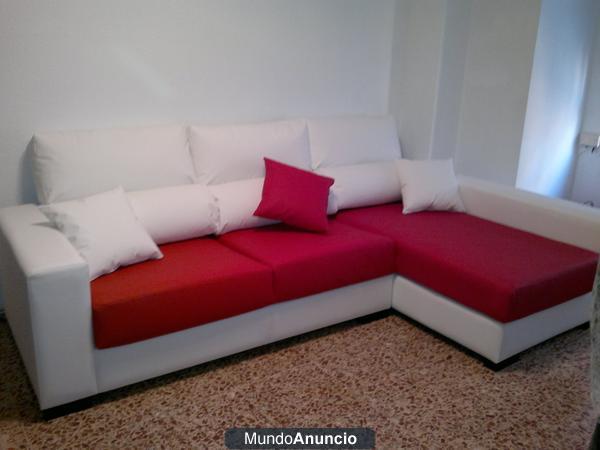 sofa cheslong nuevo a elegir color con transporte incluido