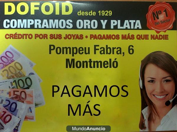 DOFOID COMPRO ORO MONTMELÓ, CONSIGUE DINERO EXTRA POR TUS JOYAS VIEJAS!