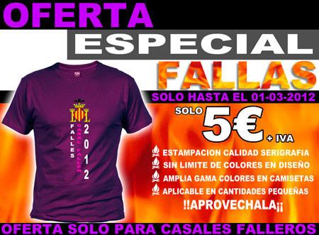 CAMISETAS PERSONALIZADAS PARA FALLAS