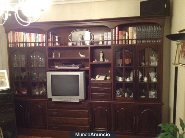 LIBRERIA DE MADERA EN VENTA