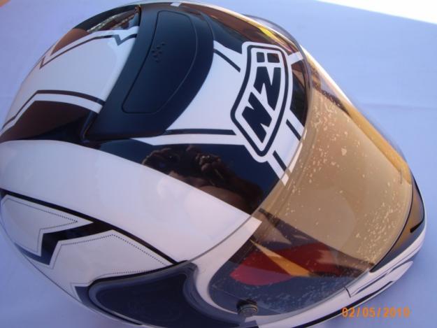 Casco NZI Spyder III Blanco Negro