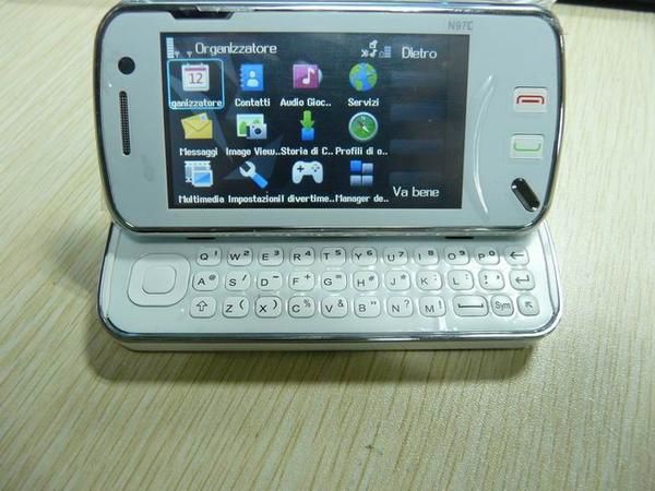 Dualsim N97c white +1gb memory Tv radio Fm 115$ USD -