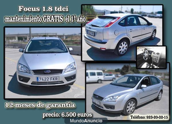 SE VENDE FOCUS CON MANTENIMIENTO GRATIS 1 AÑO Y GARANTIA