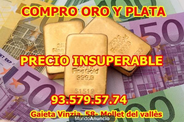 COMPRO ORO Y PLATA, PRECIO INSUPERABLE, TASACION GRATUITA