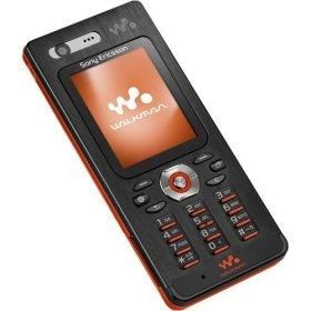 Sony Ericsson W880i Walkman Flame Black Phone (Unl