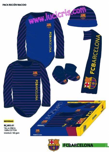 Pack recién nacido FC BARCELONA