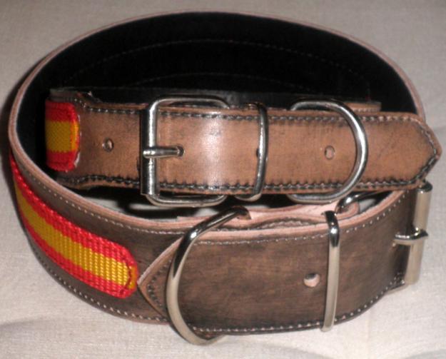 Collar Mixto,para perro,cuero envejecido España