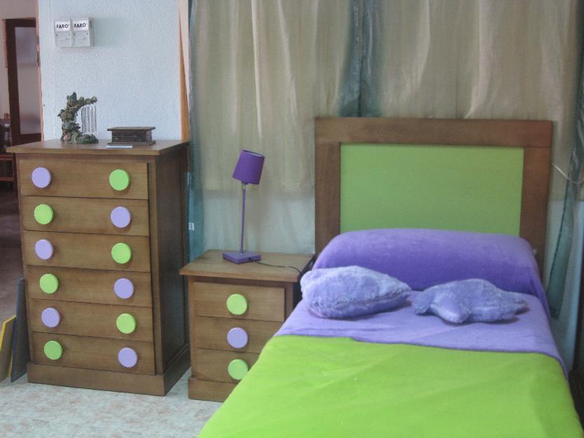 Dormitorio juvenil de madera 799