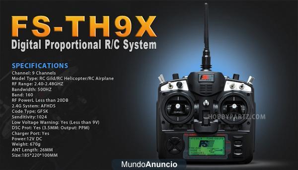 emisora radiocontrol fs th-9x flysky