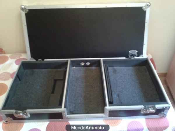 maleta flycase para 2 platos y mixer