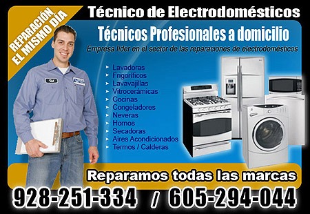 Servicio técnico de electrodomésticos Samsung en Gran Canaria