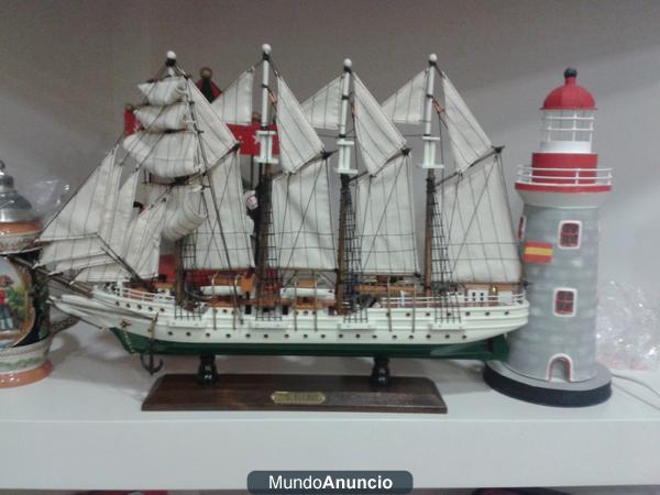 Maqueta montada Elcano 57 cm