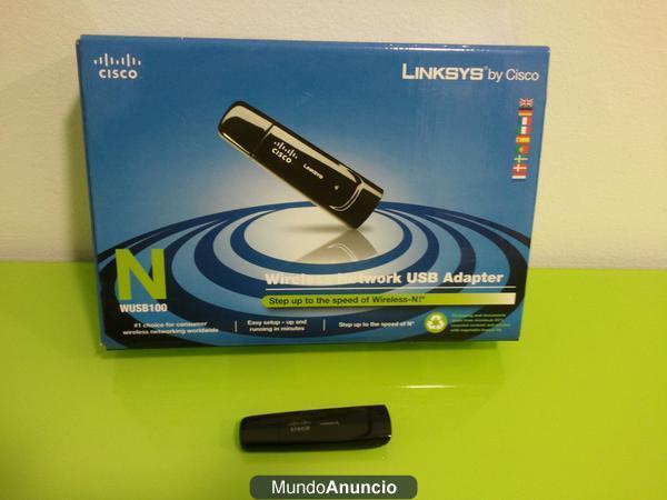 Adaptador de red inhalámbrico USB (Cisco)