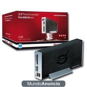 CAJA CONCEPTRONIC HDD 3. 5 +CARD READER