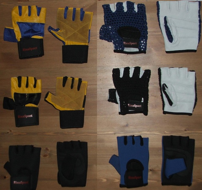 Guantes de musculacion distintos modelos desde 4 euros