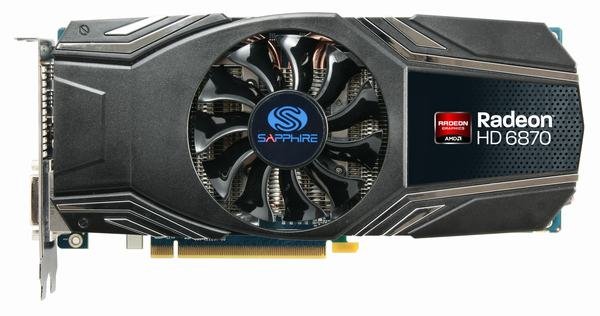 Sapphire radeon hd 6870 1 gb