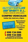 COMPRAMOS..... .COCHES.... ...FURGONETAS MONOBOLUMEN 4 X4 TAXIS PIK UP VEHICULOS GAMA ALTA - mejor precio | unprecio.es