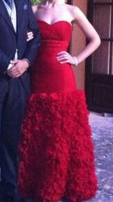 Vestido rojo para boda