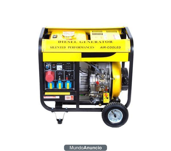 Generador Electrico Diesel 5250W Trifasico Greentech