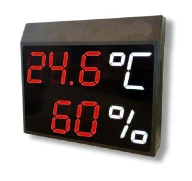 DISPLAY DE GRAN FORMATO PARA TEMPERATURA Y HUMEDAD