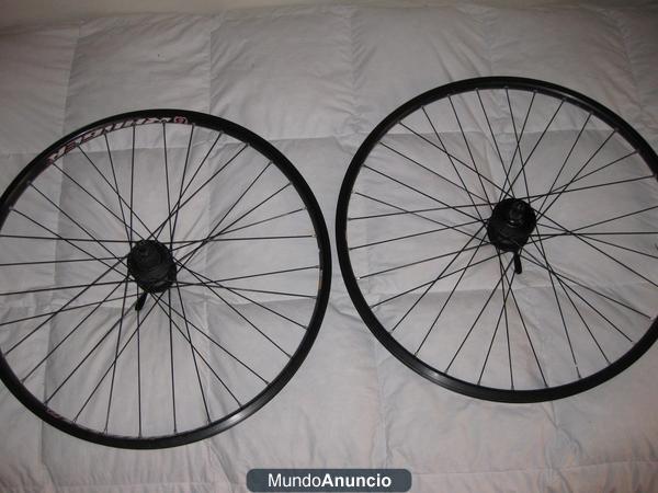 VENDO RUEDAS BONTRAGER/SHIMANO PARA MTB EN BUEN ESTADO.