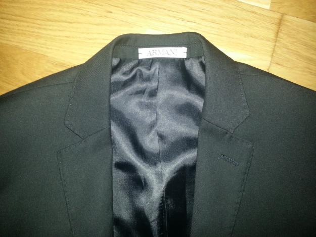 Chaqueta de Traje de Boda - Armani  Negro Talla 48