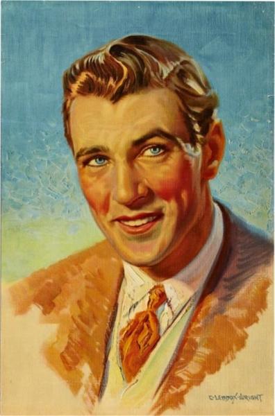 Poster de Gary Cooper by artist Charles Lennox Wright II