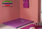 Duchas. Plato de Ducha Modelo INDO Liso Fondo 90cm Violeta - mejor precio | unprecio.es