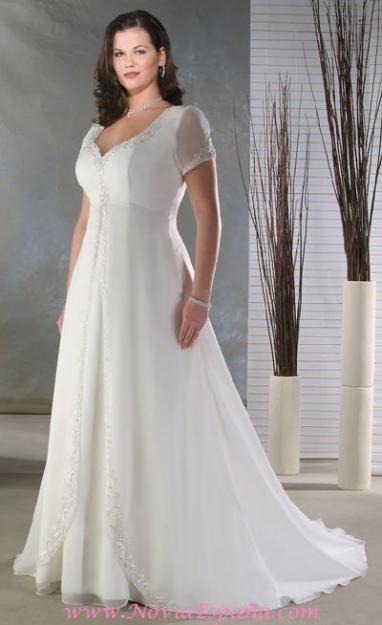 Vestidos de novia talla grande www.noviaespaña.com