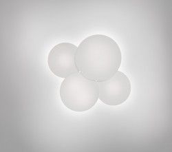 Vibia Puk plafón cuadruple fluorescente - iLamparas.com