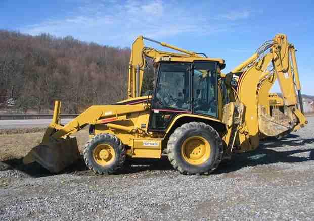 2003 Caterpillar 420D Retroexcavadora