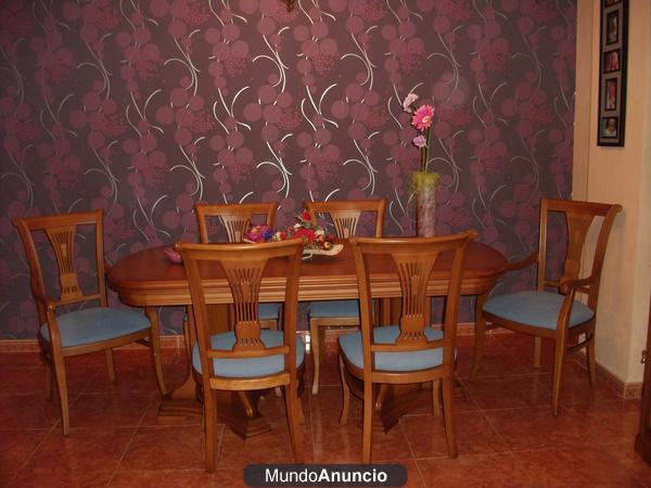 MUEBLE COMEDOR, MESA Y SILLAS