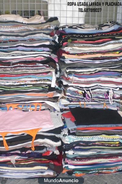 ROPA USADA LAVADA Y PLANCHADA:VENTA POR KILOS