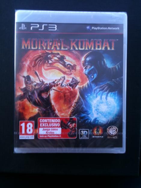 Juego PS3 Mortal Kombat 9 Pal España Nuevo y Precintado